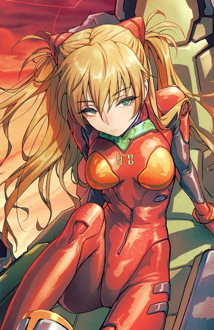 作業合間の過去途中作画してた絵の仕上げのアスカ。
シンエヴァンゲリオンも今年公開か・・・ なんか実感まだ持てない。たぶん劇場で見ても実感わかなさそうだ・・・ 