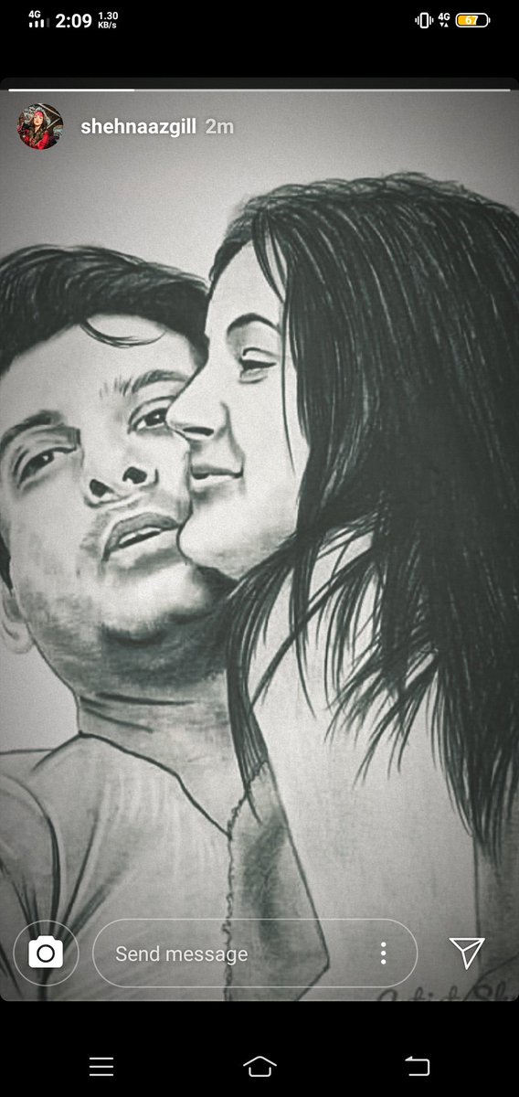 MuskanV76040826's tweet photo. Seee this I m dead😍
Please kill me 😭😭
Koi zehar ka tika lao🤞⚫
@Shehnazgill123 Posted #SidNaaz painting in her story😍😭
I love u both❤God bless u
Stay happy ND healthy always 
All I can do is keep preying for u both ND I love to do that🙏
#SidNaazIsEmotion 
#SidNaazForever https://t.co/Z6AV0uyqmQ