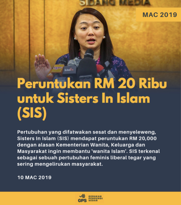 pengundi_sedar's tweet photo. Adakah anda ingin PH memerintah lagi?
Pada 10 Mac, Hannah Yeoh dari DAP telah memberi bantuan sebanyak RM 20,000 kepada Sisters In Islam ( SIS ). SIS telah difatwakan sesat oleh MAIS.
#mohontuankububarparlimen
#throwbackPH https://t.co/AdVkgsHODa