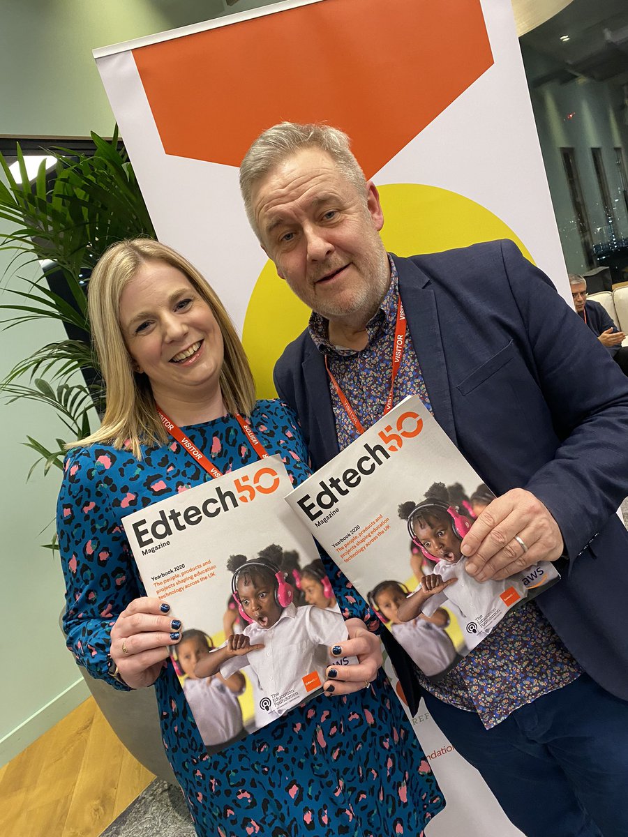 It was an absolute pleasure meeting <a href="/ty_goddard/">Ty Goddard 🇺🇦</a> last night at #EdTech50. His passion, enthusiasm and drive are infectious! ☺️