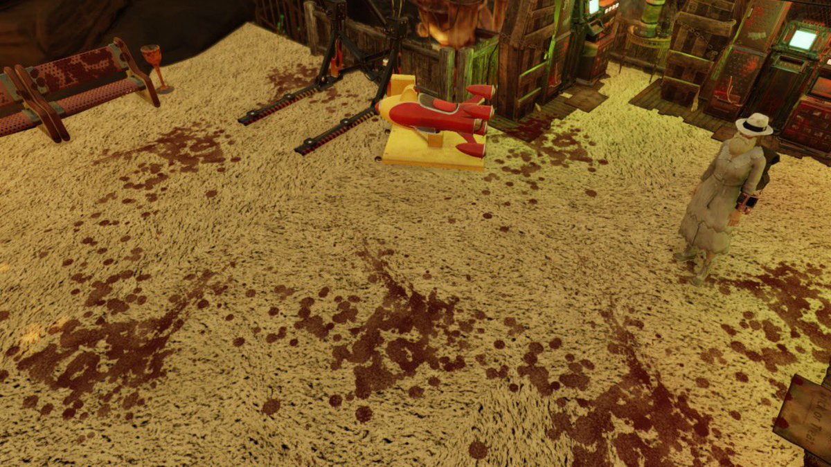 WreckItRenee's tweet photo. How the heck is a girl supposed to get these blood stains out of her white shag carpet?!? #FalloutFun #PVP #Practicing for #XboxFightClub #March6th #WreckItRenee #FacebookGaming https://t.co/zo6zKEJ7Tr