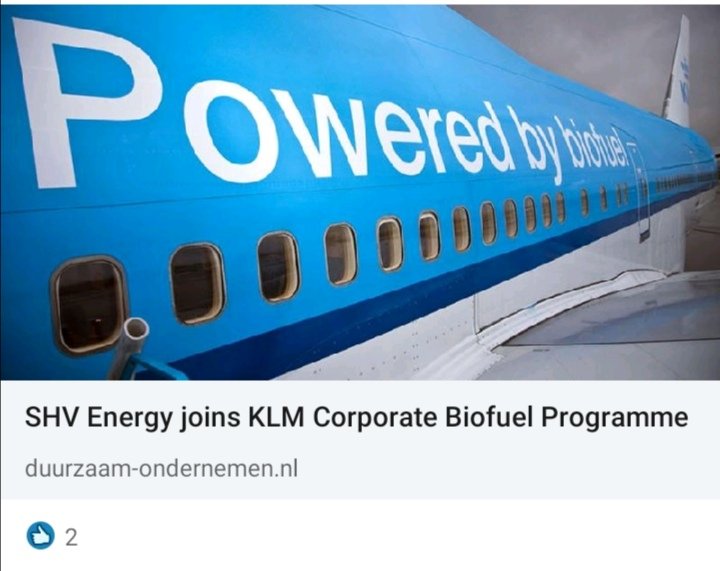 EricStam's tweet photo. 0,05% Zoveel sustainable aviation fuel gebruikte #KLM in 2019. Toch vliegt KLM al jaren met tamelijk grote letters op de romp 'WE FLY ON BIOFUEL' Schokkend. #KLM #misleiding #reclamecode #SAF @SchipholWatch https://t.co/gakm8mnNHG