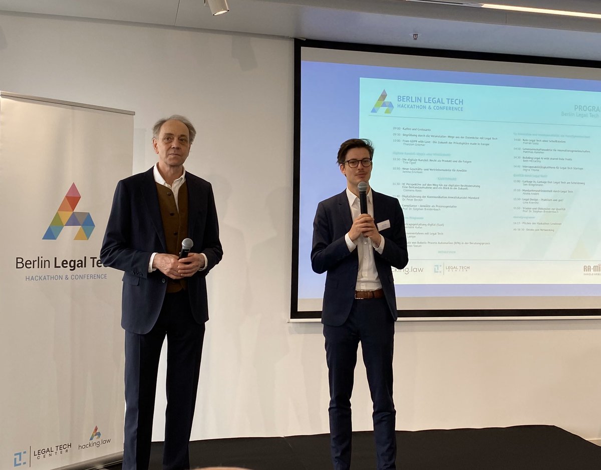tob_reinhardt's tweet image. Neue Geschäfts – und Vertriebsmodelle für Anwälte, die Digitalisierung der Kommunikation mit Mandanten, Recht als Produkt und viele weitere spannende Themen bei Berlin Legal Tech 2020. #BerlinLegalTech2020 #legaltech #hackinglaw