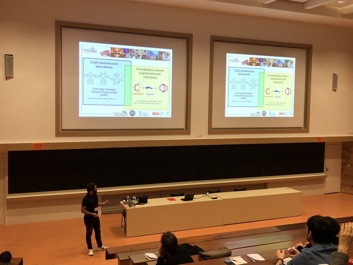 phosphorchem's tweet photo. 3rd day of #EWPC17 starts with beautiful talks from the Scheer group (Regensburg), @OrthaberLab (Uppsala) and the local groups of P. Dixneuf and C. Lescop (Rennes) https://t.co/KEWXSvgZ46