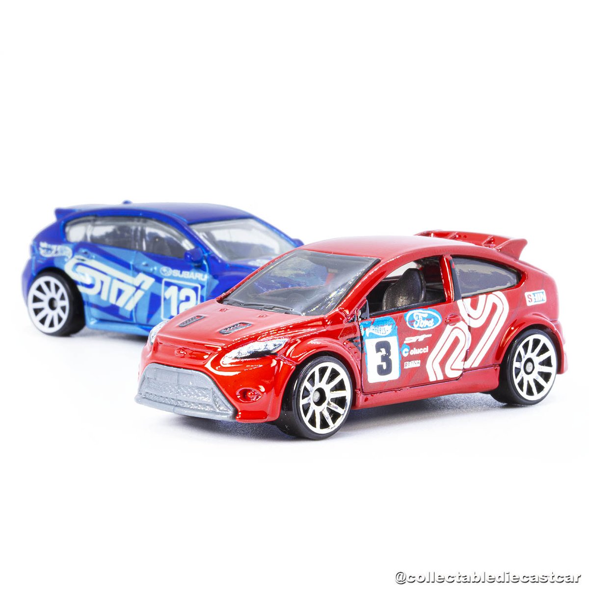 diecastcool's tweet photo. Collectablediecastcar HotWeels Ford Focus RS Subaru Impreza STI @diecastcool @mattel #hotwheels #hotwheelssubaru #subaruhotwheels #subarudiecast #diecastsubaru #hotwheelssubarusti #diecast #hotwheelscars #hotwheelscollectors #hotwheelscollection #hotwheelsfordrs #fordrs https://t.co/n0PSYep61G