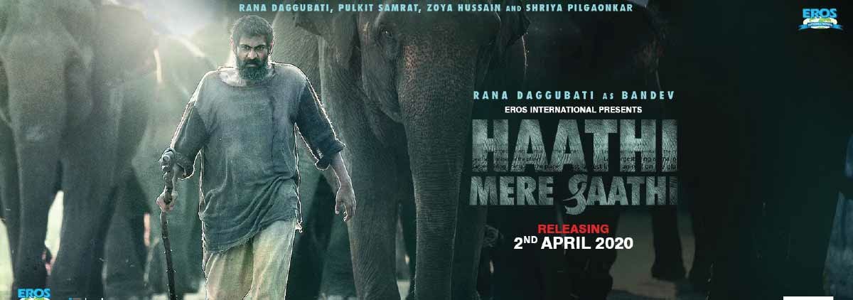 Very excited to share the poster of #HaathiMeraSaathi.
For that reason Rana sir loss 30 kgs. Such a great determination and dedication for this ambitious flim.Stay tuned to witness the project to  learn about forest and animals. @RanaDaggubati
😊