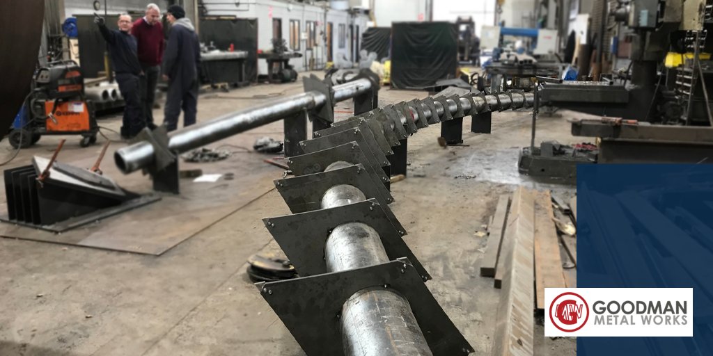 GoodmansWorks's tweet photo. Here we have the new legs for the Angel of Islington sculpture. We are currently manufacturing the tubular structure ready for the stainless steel cladding

#AngelofIslington #Islington #Nottingham #sculpture #metalwork https://t.co/SALJP9uS1M