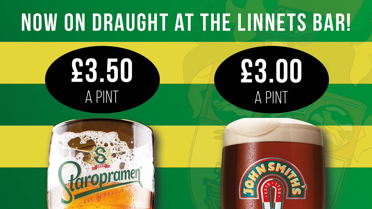 RuncornLinnets's tweet photo. π¨ NEW SIGNING ALERT! π¨
We have managed to secure the signature of Staropramen & John Smith's for The Linnets Bar. πΊ
Both will go straight into the starting line-up on Saturday.
ππ #OurRuncorn https://t.co/7s3fPZ3way