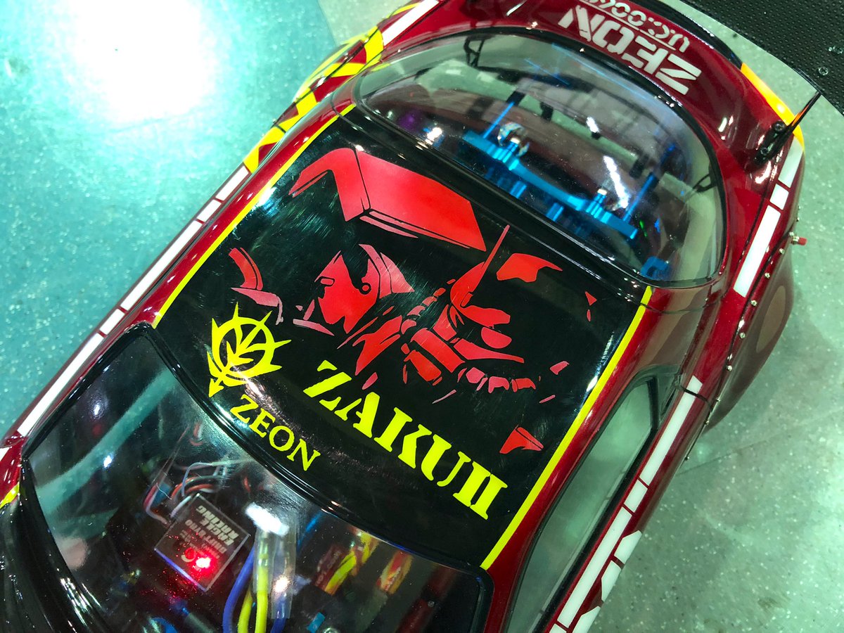 mini49EGA's tweet photo. #pandorarc #rcコレクション #rccollection
シャア専用Rx-7一応完成! https://t.co/KRczyCZ3X2