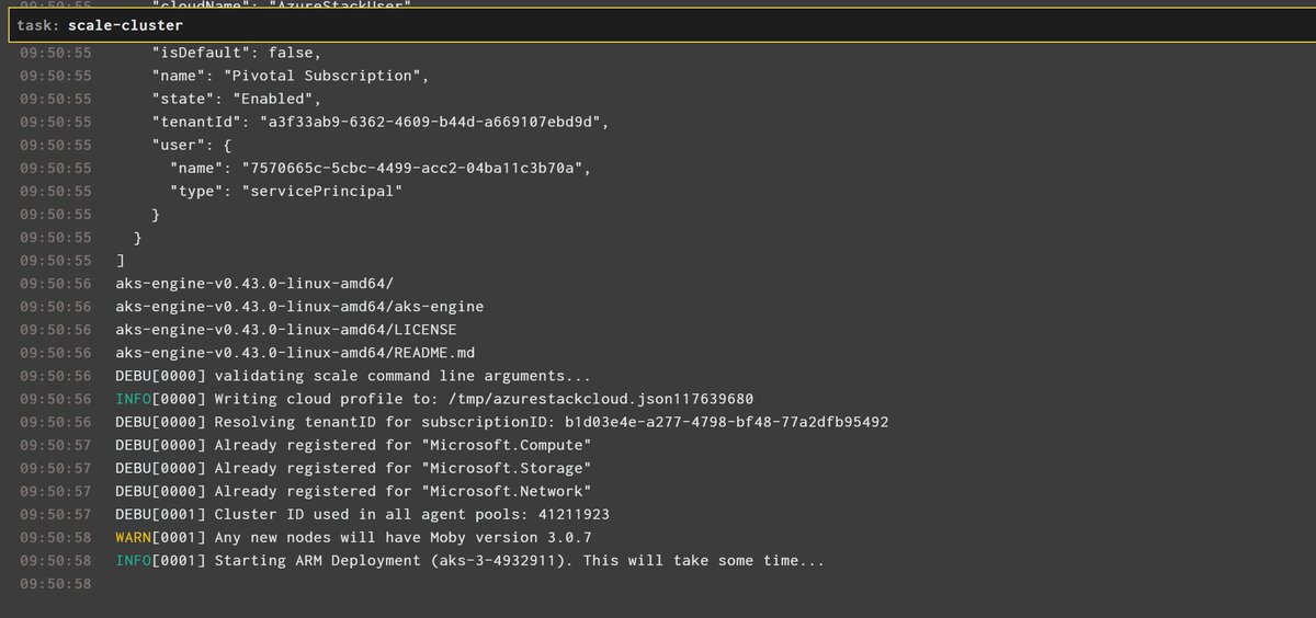 azurestack_guy's tweet photo. spent some evenings on my #aksengine automation for #azurestackhub . have a ton of feedback for the #aks team. wonder if i should put that into github issues ? Advise from the #thewodidit : Stick with *DOCUMENTED* engine (BUILD) release if you want full lifecycle (v0.43.0 ) https://t.co/8qxkejb7q0