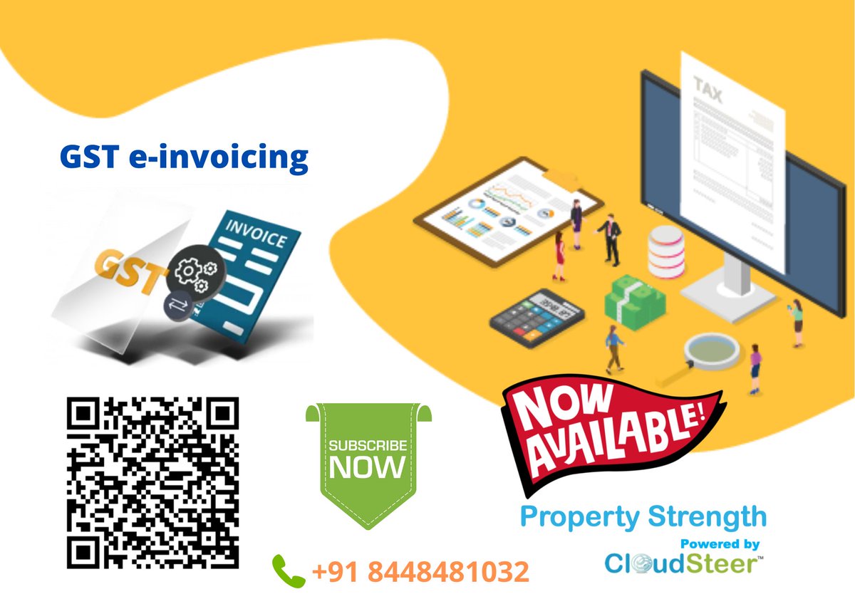 HarryBedi17's tweet photo. Introducing QR Code on GST demands/invoices for Property Strength Users. #salesforce #propertystrength #gsteinvoicing #qrinvoicing https://t.co/oOFS8IlNGk