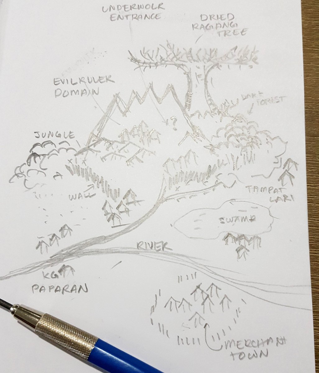Kealf3's tweet photo. Mysterious Island Of Borneo Adventure #MIOBA
The MIOBA story is broken into 3 parts.
MIOBA-MAR : Momogun (The World) After Ragang; Story of Gods & Deities
MIOBA-ER: The story of the Evil Ruler (RPG Metatoy)
MIOBA-NW : New World Expedition (Card game)
MIOBA-ER Map sketch WIP https://t.co/AaBOjnSAXr