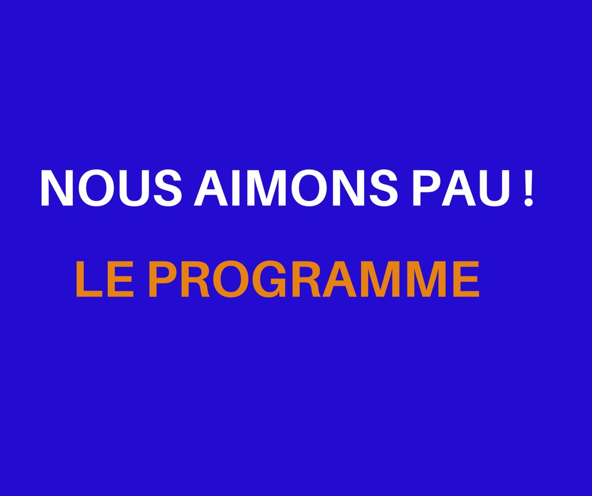 nousaimonspau's tweet photo. 🔴 Rendez-vous à 18h30 à la salle Navarre du Parc Expo de Pau pour la présentation de notre programme ! Venez nombreux !🤗
#NousaimonsPau @bayrou https://t.co/gAJfhnmHLq