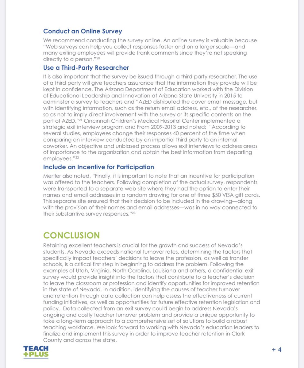 TeachPlusNV's tweet photo. Understanding Why Nevada Teachers Choose to Stay In and Leave Schools: Recommendations from Teach Plus Nevada Policy Fellows. February 27, 2020 
https://t.co/C2otKGt1Zq #teacherretention https://t.co/QRh5xHzliF