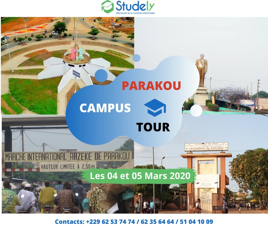 ComlanHubert's tweet photo. [Studely Bénin en #CampusTour à #Parakou]

Les 04 et 05 mars prochain, #StudelyBénin sera en tourné dans les universités  de Parakou pour vous expliquer son accompagnement dans la réussite de votre projet d'#étudesenFrance. Détails:  https://t.co/LVQIZ3qH3L 

#Studely https://t.co/LMIqu6bsG1