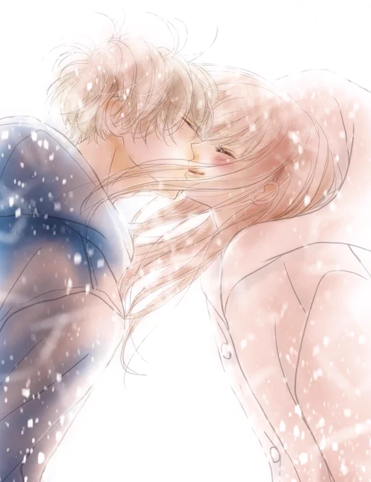 今月本誌で出番少なめだった2人のイラスト添えておきます。以前編集部のアカウントに告知用に載せていただいた絵なので、見覚えある方いらっしゃるかもですが❄️ 