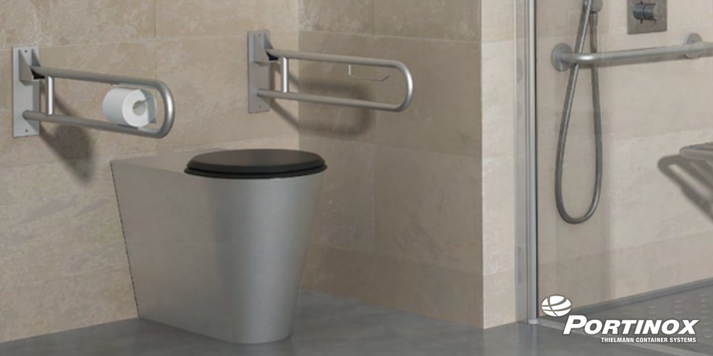 Laser_Build's tweet photo. As casas de banho públicas simples, robustas, com apoios para pessoas com mobilidade reduzida e com um design cuidado, são possíveis com os produtos Portinox. #Portinox #CasaDeBanhoPublicas #Inox #Laserbuild https://t.co/qRaOcn9D9N