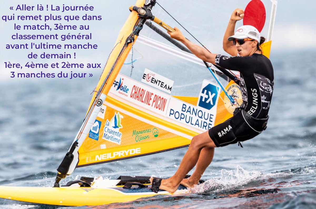 EventeamGroup's tweet photo. Et là voilà la fantastique remontée de @piconcharline ! 😀
Ses derniers résultats lui permettent de gagner la 3ème place pour cette 4ème journée de championnat du monde 🇦🇺
#EventeamGroup est heureux de te soutenir pour cette compétition pleine de rebondissements ! 🇫🇷🏄♀️ https://t.co/GQ1dDo8QPO
