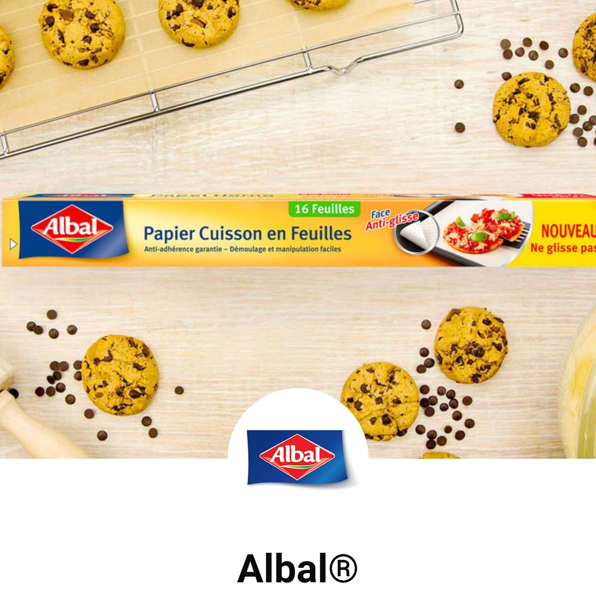 eddarmoune's tweet photo. Youpiii sélectionnée merciii 😍
#MaCuisineAlbal @trnd_fr @Albal_France
#test #ambassadrice #papiercuisson https://t.co/4rmhF9JBbe