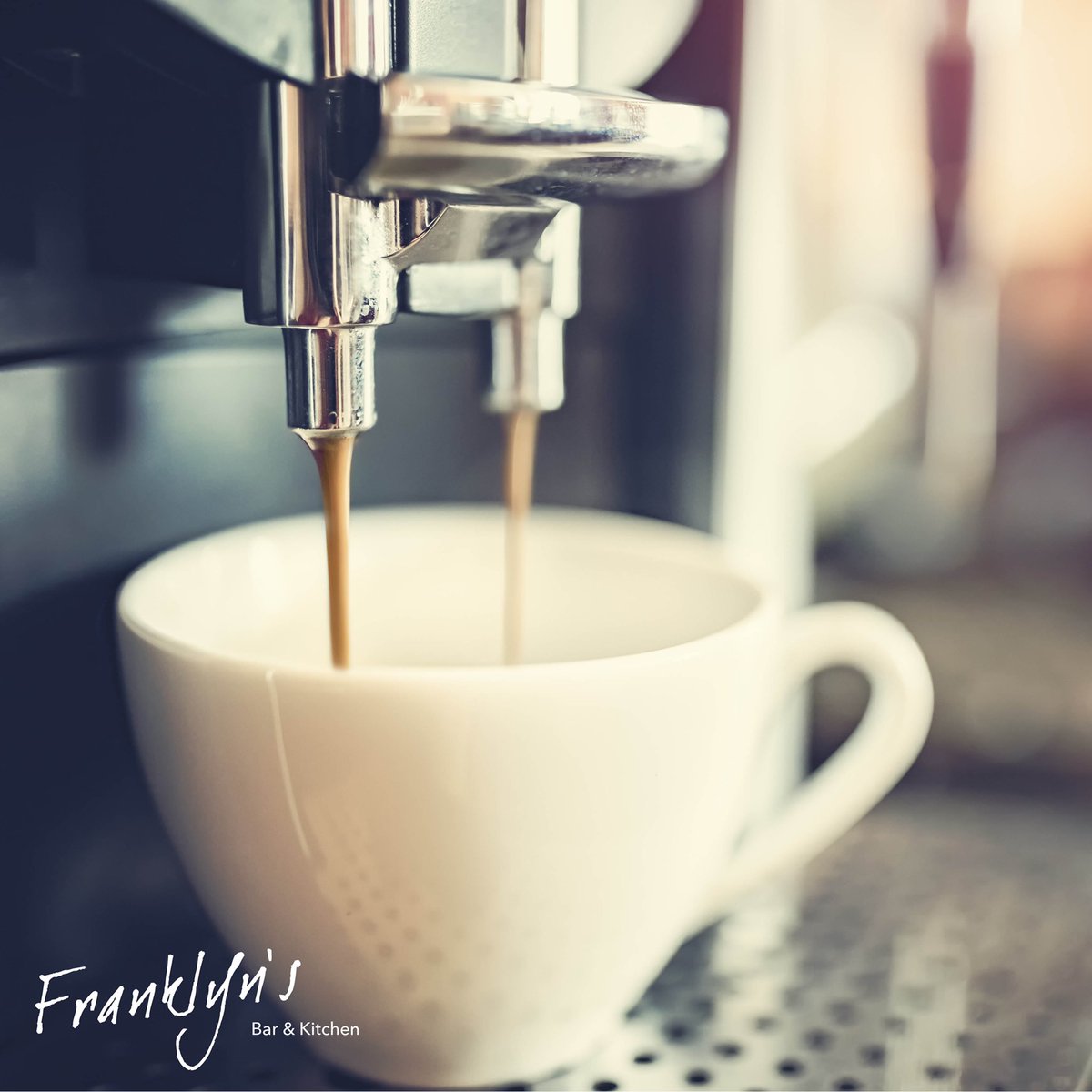 Freshly made barista style coffees, perfect way to finish off a meal from our menu! ⠀
⠀
#coffee #barista #Franklyns #fbk #Heswall