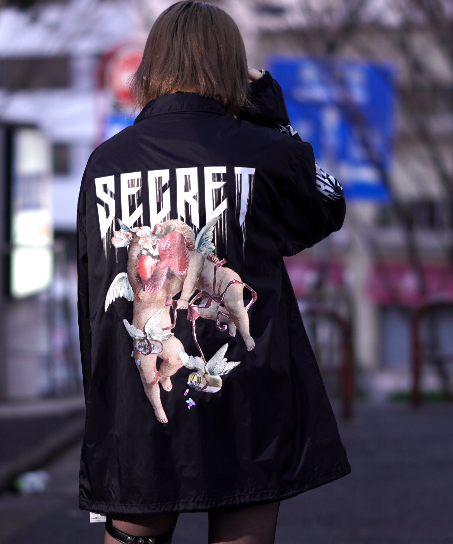 TRAVAS TOKYO【トラバストーキョー】 Sailor zip boa blouson