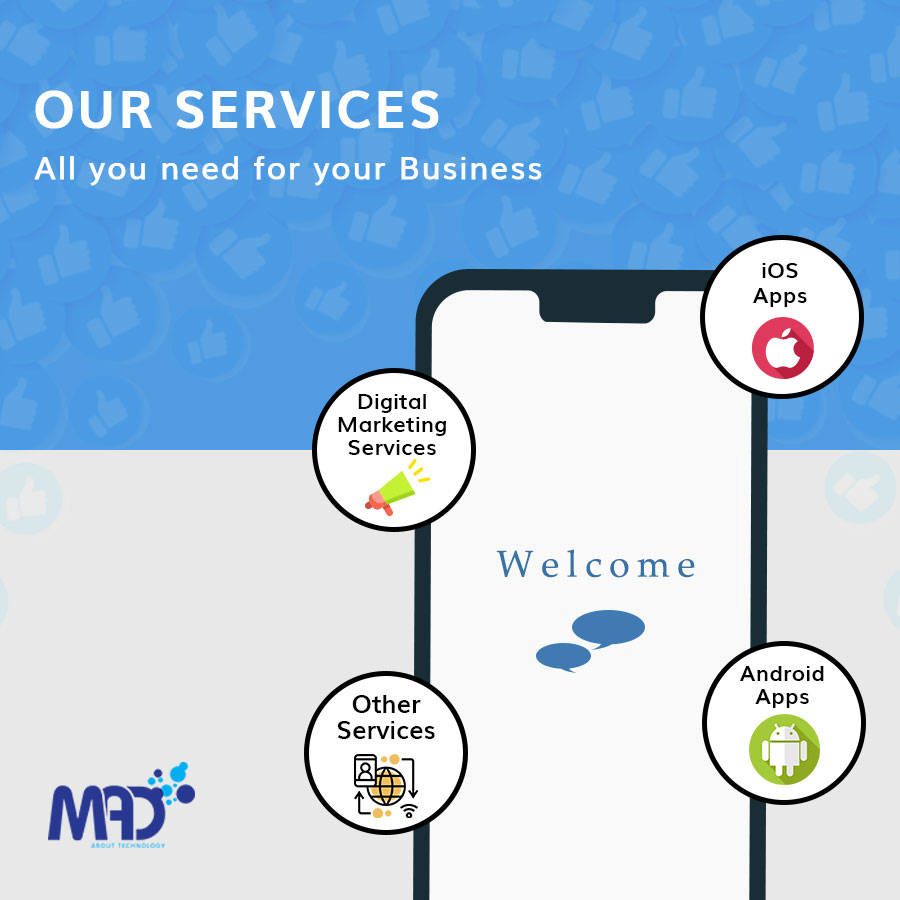 MyAppsMAD's tweet photo. Services we provide for all types of business.
https://t.co/1NuwkrRrEe
#mobileapps #websitedesigning #iosapps #androidapps #digitalmarketingservices #developers #clutch #startup #goodfirms https://t.co/26iO1LylQf