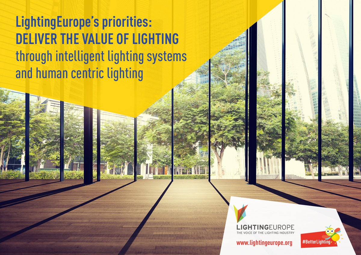 LightingEurope's tweet photo. LightingEurope’s priorities: DELIVER THE VALUE OF LIGHTING through intelligent lighting systems and human centric lighting #europeanlightingpriorities
https://t.co/clfPefFaQR
Follow us on
T https://t.co/MvVhsS2bKC
F https://t.co/JtLc93I2lv
L https://t.co/vE737c7fXq https://t.co/lgTwK31VVF