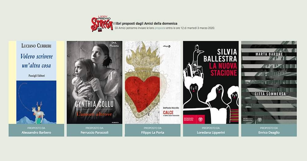 Sul nostro sito premiostrega.it il settimo gruppo di libri proposti dagli Amici della domenica per il #PremioStrega2020