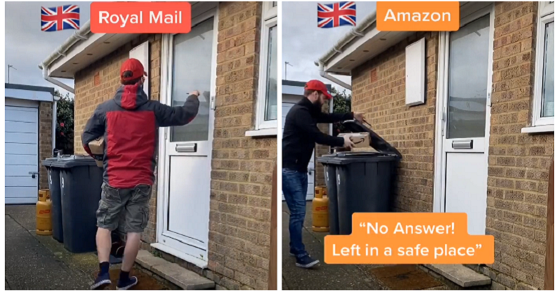 ThePoke's tweet photo. The hilariously ugly truth about how parcels are delivered.
https://t.co/Og03xEkQ2p https://t.co/IvvzDVkGts