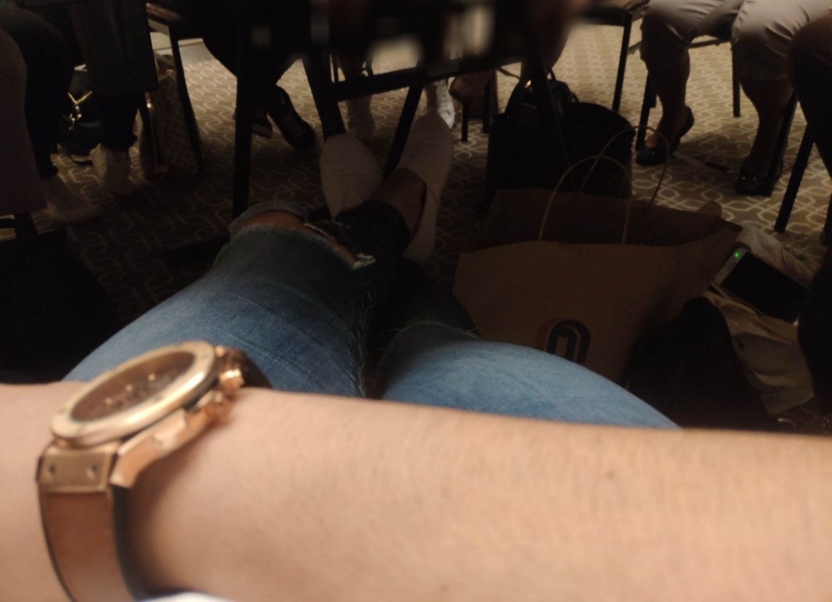 1210Zee's tweet photo. Ladies of The Round Table ๐คญ
Always d person ๐๐ฟโโ๏ธ who doesnt pay attention!
Last leg of today's sched
Hungry
Cant wait to go home & ๐ด
#WeekendOOTD https://t.co/rie52RUxtf