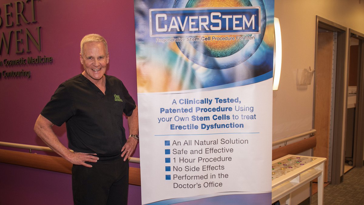 We're pleased to announce that Dr. Robert Bowen in West Virginia is now treating erectile dysfunction patients with the CaverStem® Procedure. DrRobertBowen.com