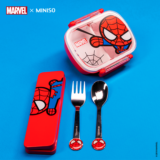 MINISO Indonesia on X: Let's talk about meal ideas to fill in this Spider-Man  lunch box. Do you like Asian food like bento rice or Western cuisine like  burgers? #miniso #minisolife  /