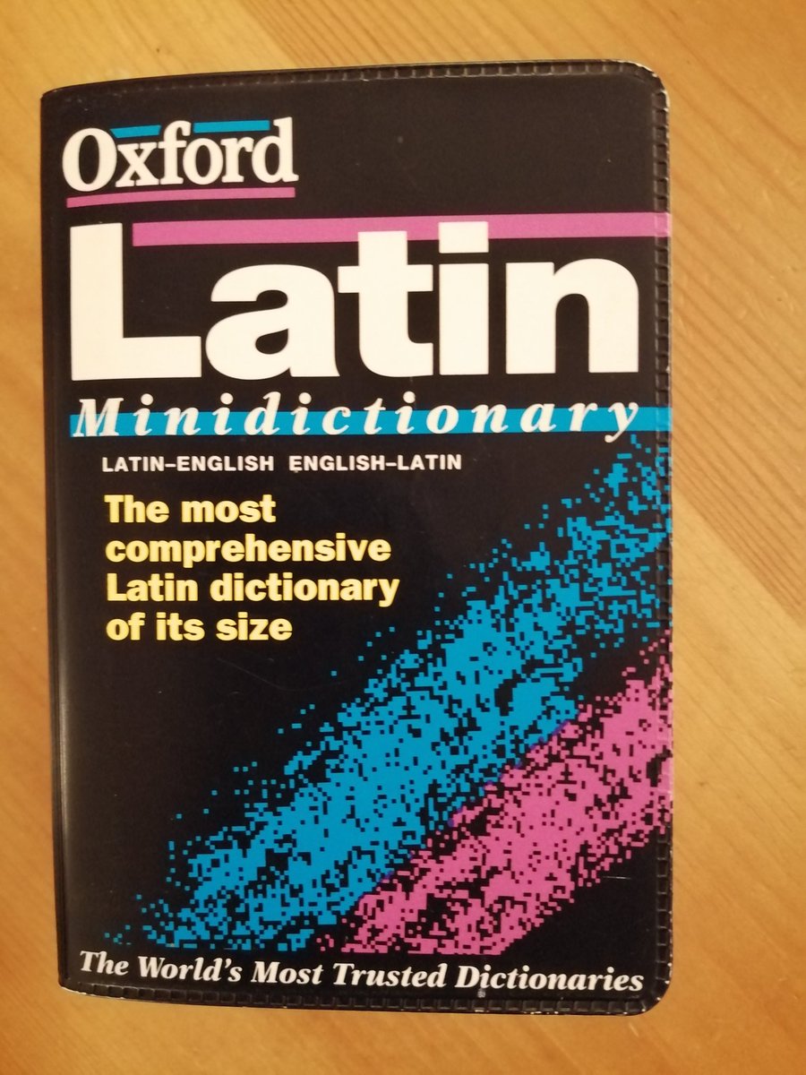 thesparklyrev's tweet photo. E read the last word for each letter in a Latin dictionary. No words begining with J or Y. Lots of similarities with words we know in English and French. #READFebruary2020 @WalgravePSAM https://t.co/qNRwnKFfh0