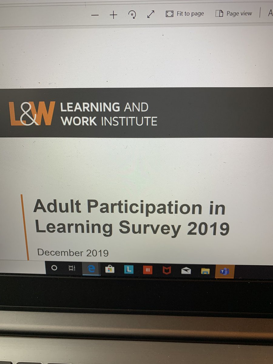 dan_shercliff's tweet photo. Looking forward to the @LearnWorkUK round table on The Future of Skills and #AdultEd. Any thoughts on why adult participation in learning fell to a 23 year low last year and how this could be reversed? https://t.co/nOgWvXN3xZ