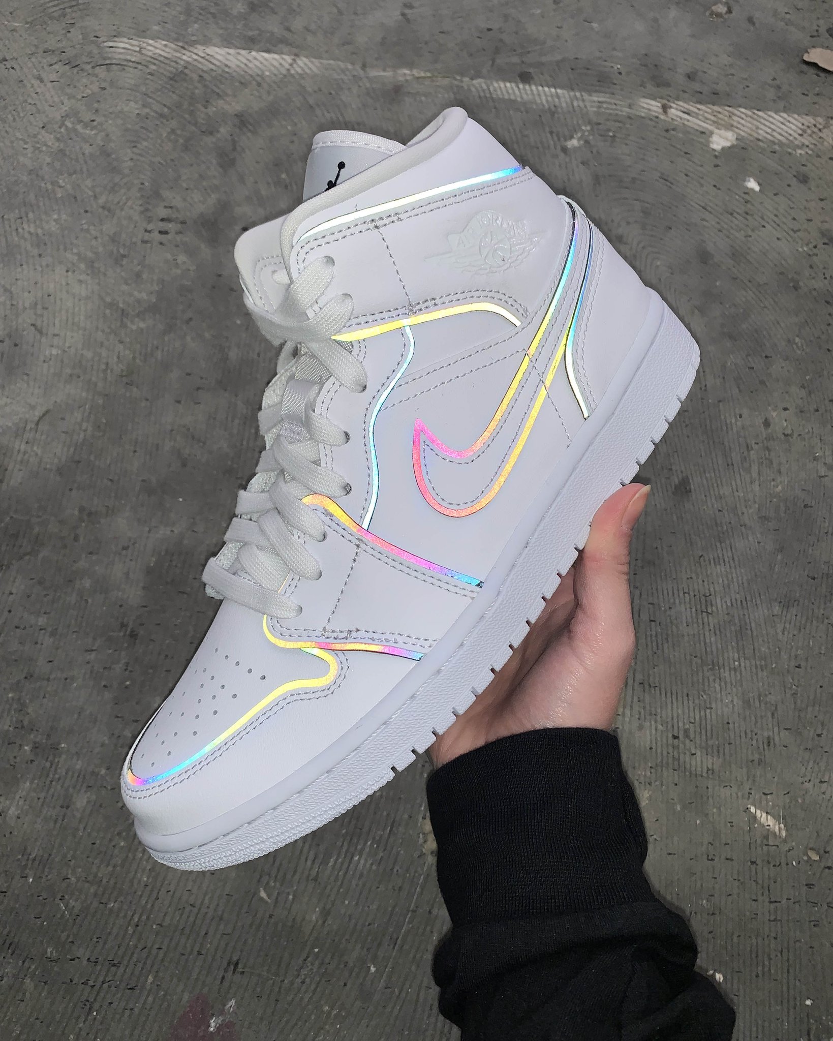 reflective jordan ones