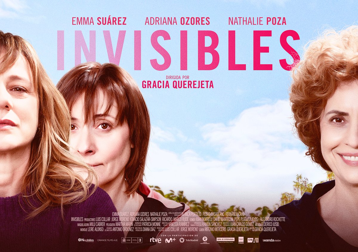 ¡SORTEO! Consigue una entrada doble para asistir a la premiere de #Invisibles la nueva película de Gracia Querejeta, en Madrid el JUEVES 5 de MARZO.
¡Participa! 👉 Pincha en bit.ly/2Taptd7 y dinos en FB con quién quieres venir