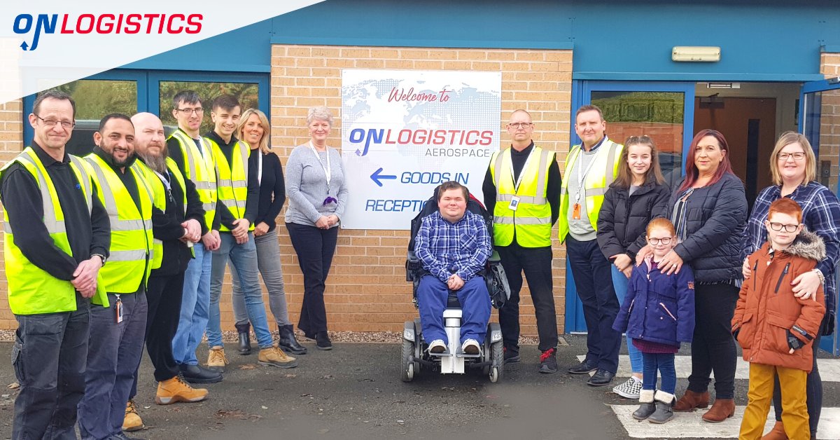 Following a visit last week from the Murray's Muscles charity and Murray Field - we're proud to name Murray's Muscles as our local charity going forward, aiming to contribute to the cost of a new wheelchair for Murray. 

Link to donate and read more: 

onlogistics.co.uk/blog/onlogisti…