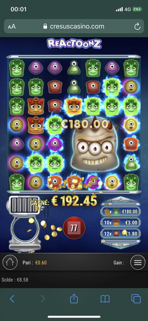 Math_rack's tweet photo. Un Run assez spectaculaire, un vulgaire dépôt de 100€ qui m’a emmené à 12.500€ de retrait.
(de 8€ a 12.500€ en 1h20.)
PS: Pas mal de prise de risque sur les mises
Merci @LeBidule_ &amp; @Lucky7Bonus https://t.co/vBItBxuUCk