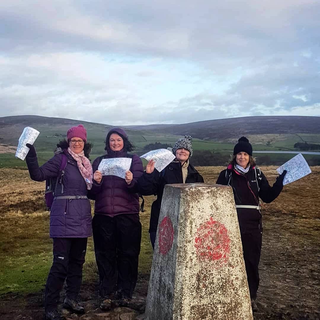NavTrek1's tweet photo. Happy students on our beginners navigation course last week in Lancashire. Can you guess the felltop they navigated to? 😊

#navtrek https://t.co/SNt4kXLPiv