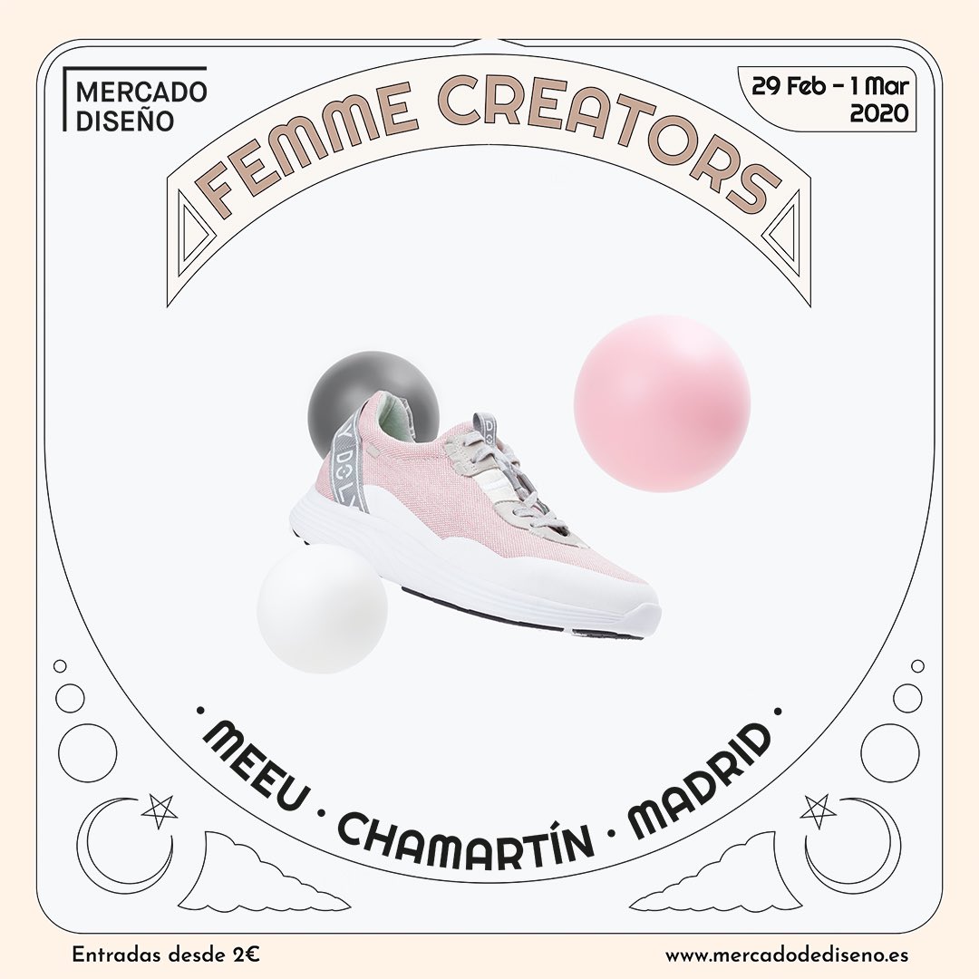 DolyDesign's tweet photo. Este sábado y domingo os esperamos en el @mercadodedisen, en su edición #FemmeCreators. Reserva ya tus entradas y ven a disfrutar con nosotros de un fin de semana rodeado de moda, música, comida, talleres y mucho más. ¡Te esperamos! 🙌 #dolydesign #madrid https://t.co/5i1DQib7FN