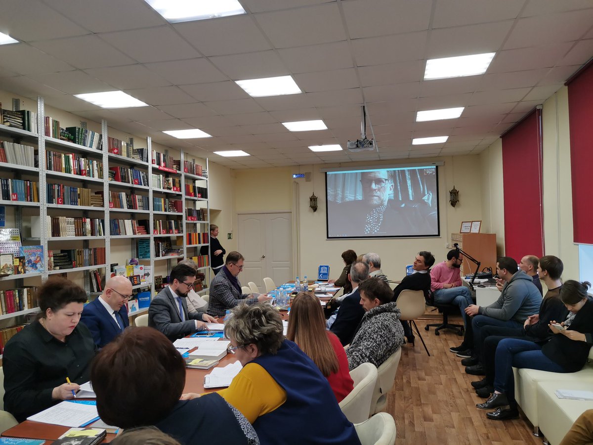 На связи с Ульяновском участник  литературной резиденции 2019 г. Дэвид Ховард (Новая Зеландия).