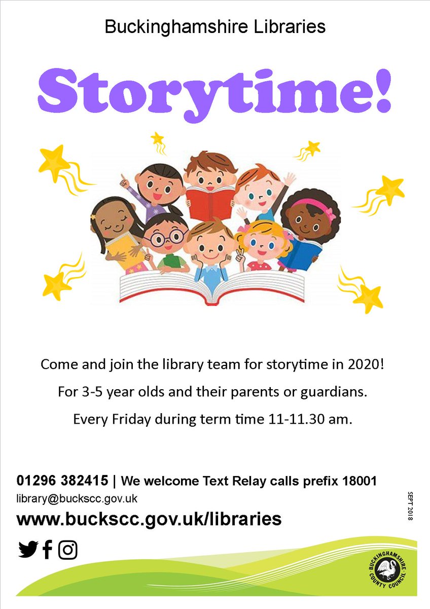Bucks_Libraries's tweet photo. Storytime at #RisboroughLibrary starts in an hour! https://t.co/xI0nMjlA8g