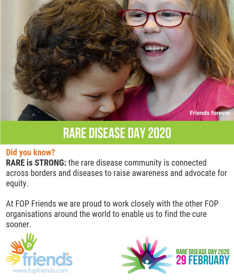 FOPFriends's tweet image. #RareIsStrong.  The people living with FOP, their families and carers are perhaps some of the strongest people you will meet. #CureFOP #FOPFriends #RareDiseaseDay #ShareYourRare