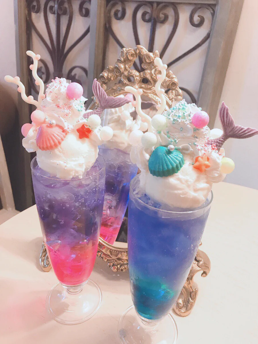 【人魚姫になった気分】京都のカフェにあるフロートが綺麗すぎてSNS映え
