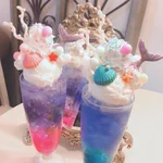 【人魚姫になった気分】京都のカフェにあるフロートが綺麗すぎてSNS映え