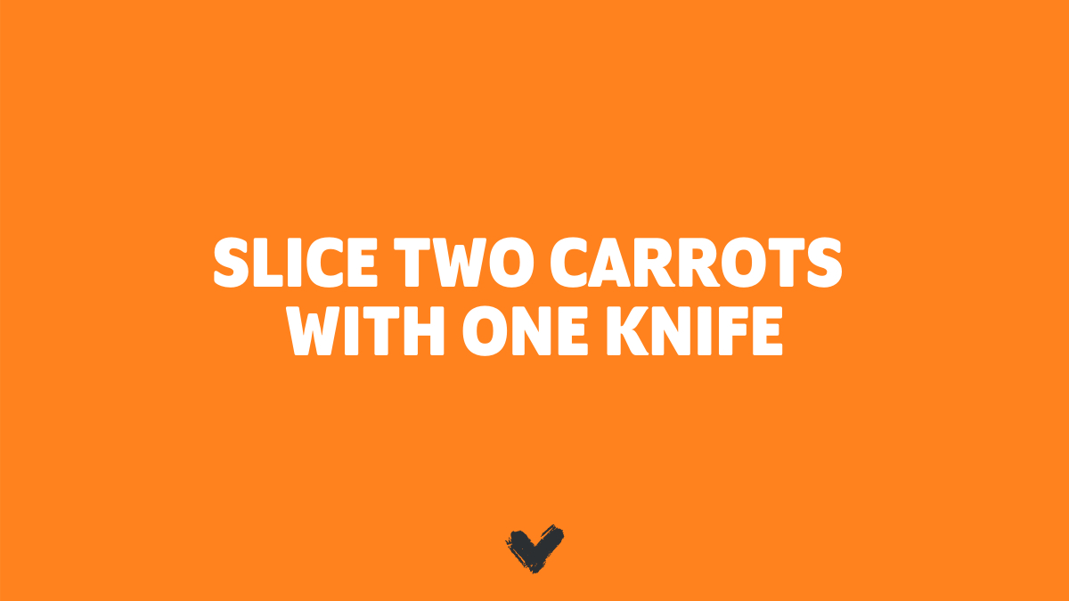 ...Or feed two birds with one scone? 🐦🧡

What other compassionate alternatives have YOU heard for common expressions like "kill two birds with one stone"?

Let us know! 🌱👇