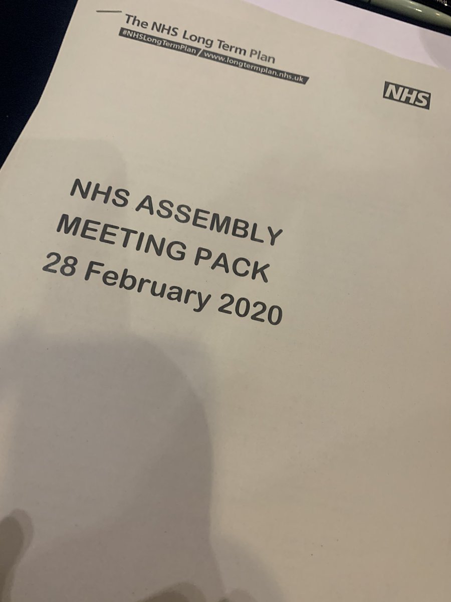 I love being a member of the #NHSAssembly it’s so wonderful to be in a room full of amazing and inspiring humans building on our #NHSLongTermPlan @NHSEngland