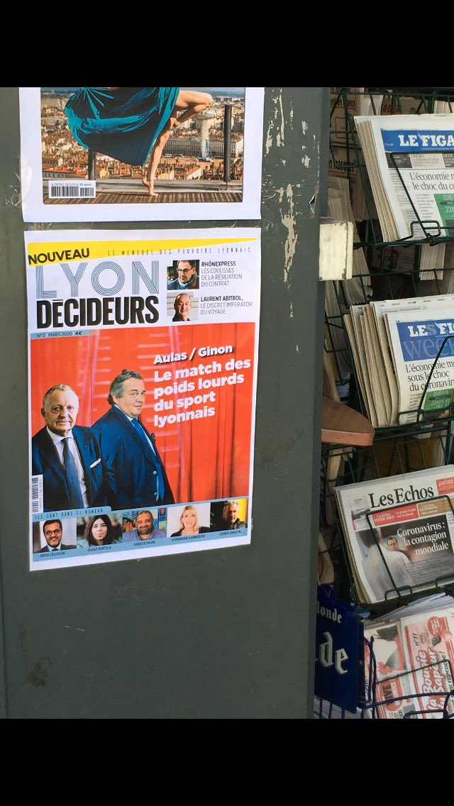 LyonDecideurs's tweet photo. Le deuxième numéro de Lyon Décideurs est disponible dans tous les kiosques de la région lyonnaise. https://t.co/0FUv7SCCpn