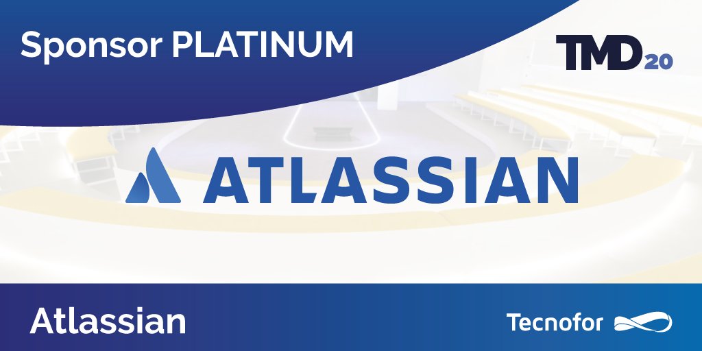 TecnoFor's tweet photo. Como cada año contamos con @Atlassian como patrocinadores Platinum del Tech Management Day! 
Gracias a Atlassian este evento sigue siendo gratuito para tod@s vosotr@s! Fieles a su lema: Unleashing the potential of every team😉
https://t.co/AVHiV4CAhl
#TMD20 #Atlassian #Thanksguys https://t.co/4liNQfUeJE