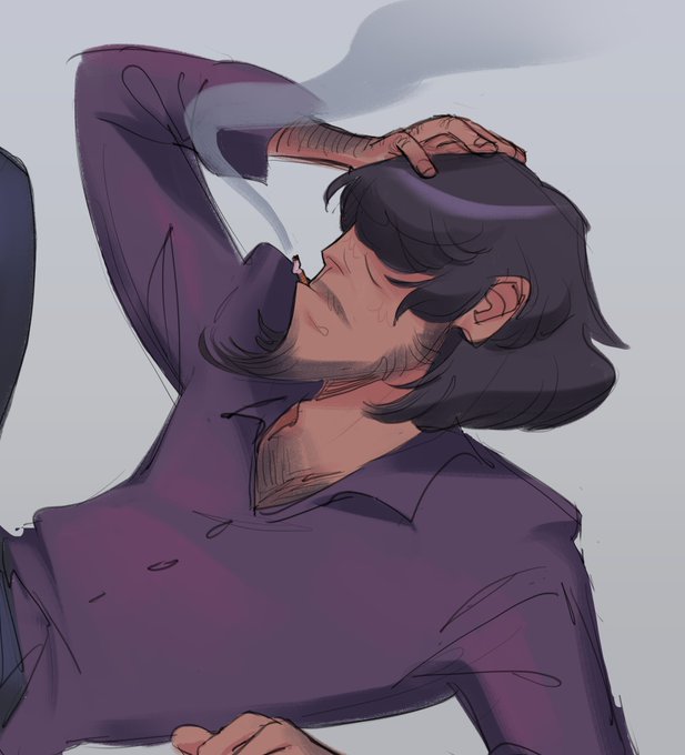 Some Lupin III doodles! ft. Jigen, Zenigata✨ 